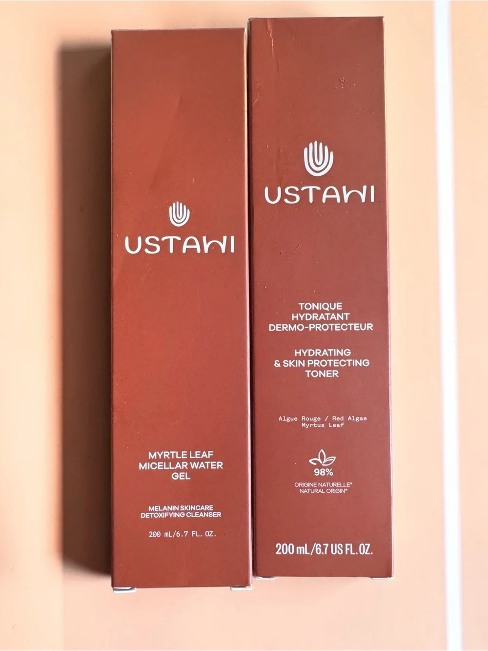 Ustawi Myrtle Leaf Micellar Water Gel & Hydrating Toner — NIB